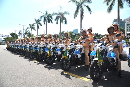 Lực lượng Cảnh sát giao thông xuất quân phục vụ Tuần lễ cấp cao APEC 2017